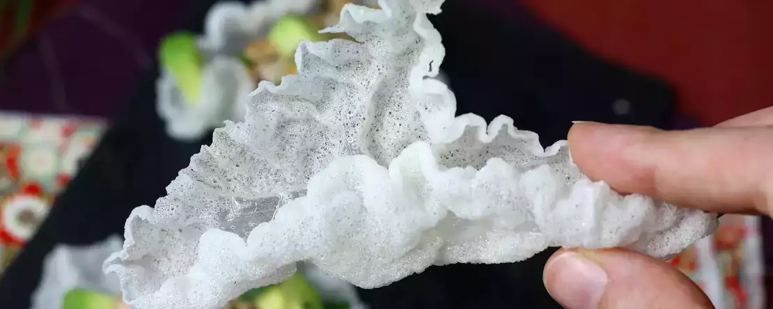 Pirinç kağıdı ile nasıl cips yapabilirim?