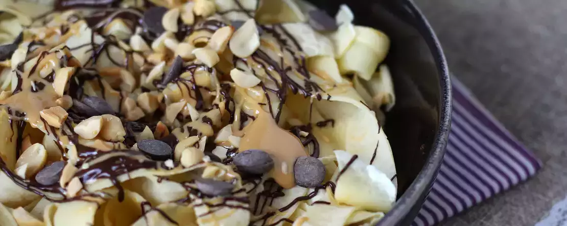 Çikolatalı ve fıstıklı krep tagliatelle!