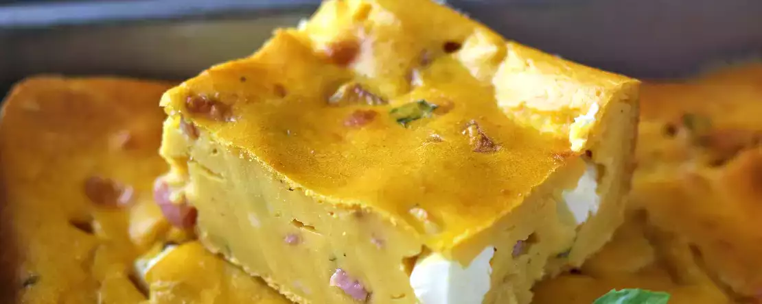 Balkabaklı tuzlu jambonlu ve beyaz peynirli brownie: geri dönüşüm çorbası için mükemmel tarif!