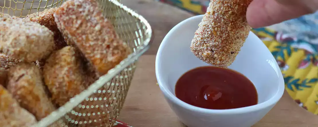 Air fryer'da tofu nugget