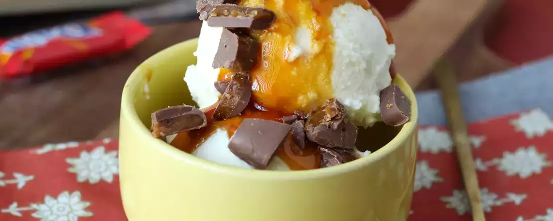 Ninja creami ile ev yapımı daim karamelli mcflurry