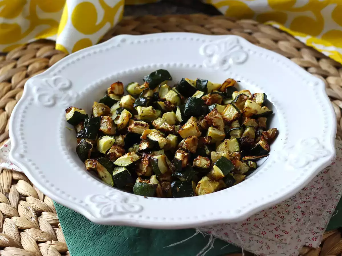 Tarif Air fryer'da kabakları nasıl pişiririm?