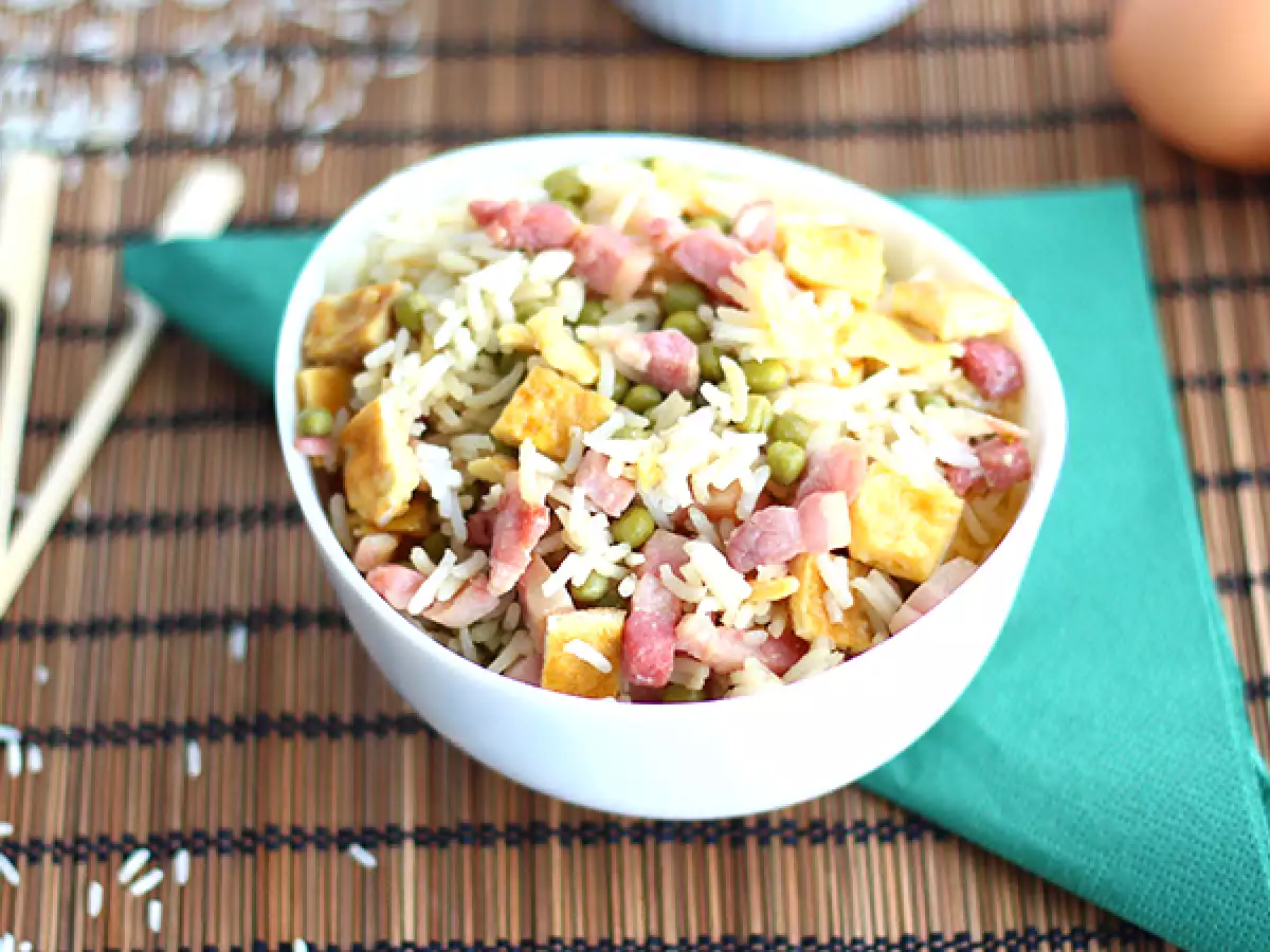 Tarif Ekspres kanton pilavı, kolay tarif