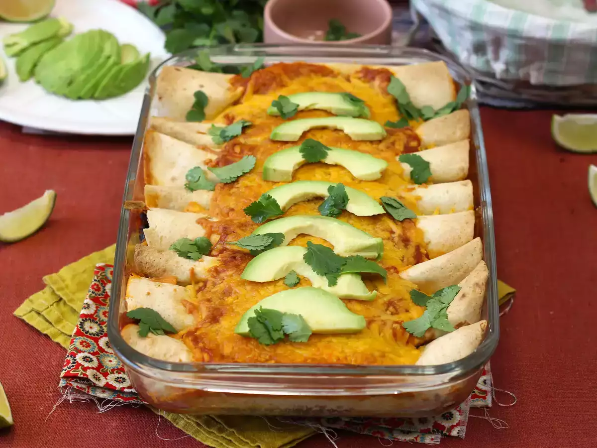 Tarif Vejetaryen enchiladas