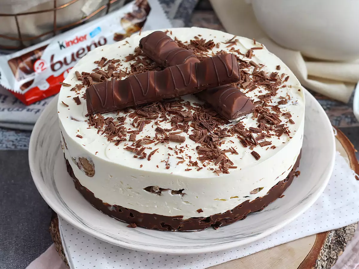 Tarif Fırında pişmeyen muhteşem kinder bueno cheesecake