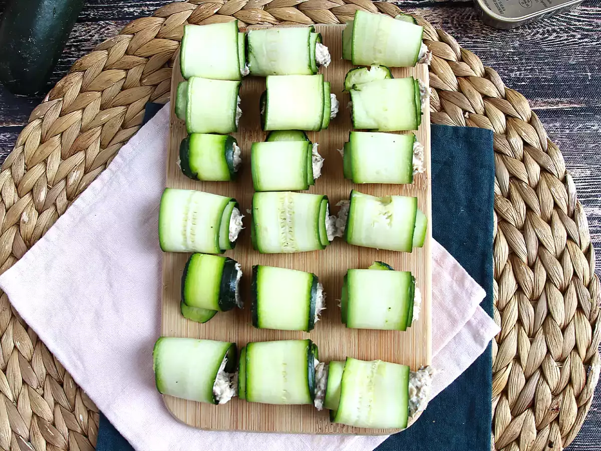 Tarif Kabak ve sardalya ruloları