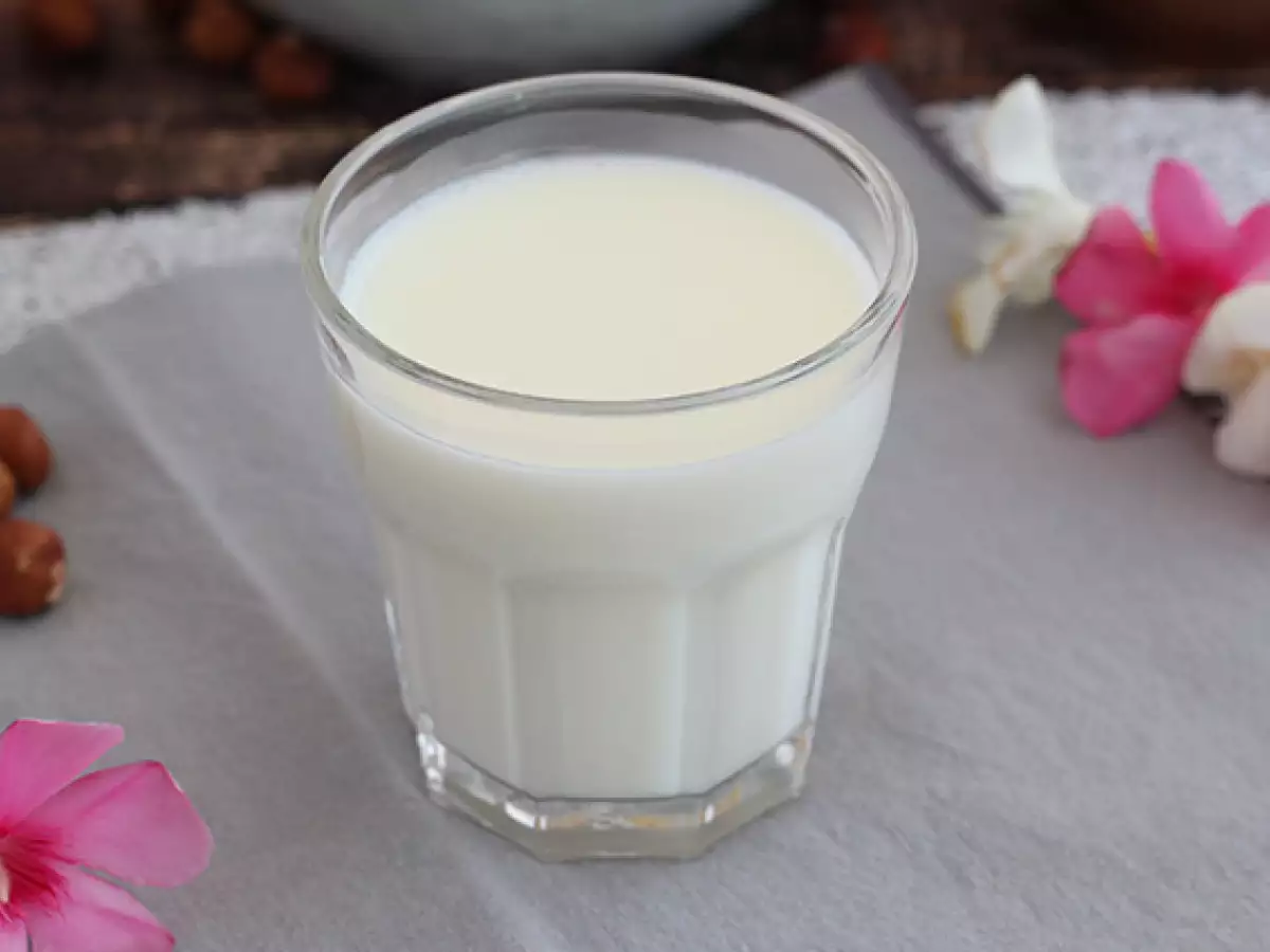Tarif Ev yapımı badem sütü