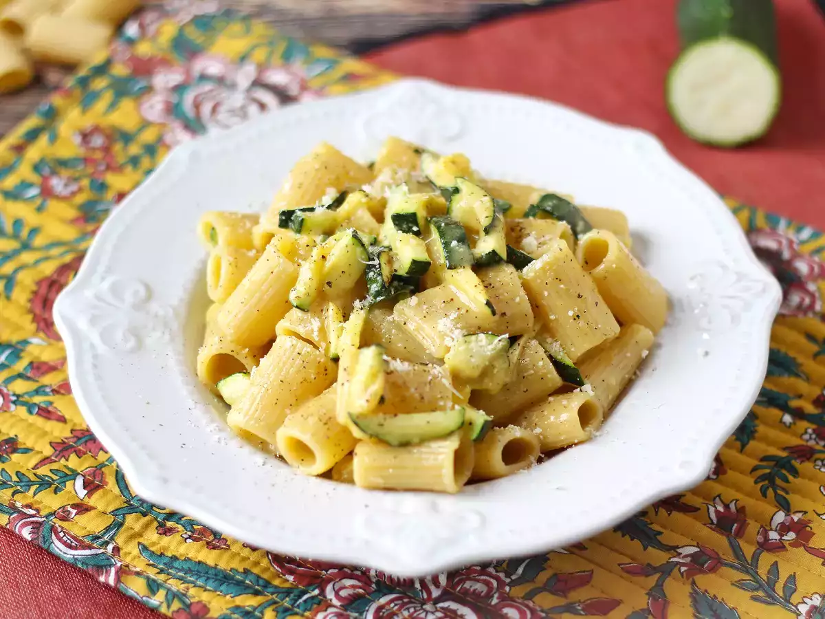 Tarif Kabak carbonara: yapımı kolay vejetaryen tarif
