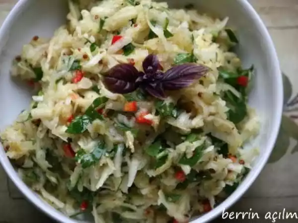 Tarif Kereviz salatası.....