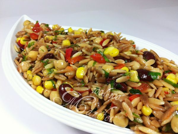 Tarif Şehriye pilavlı salata