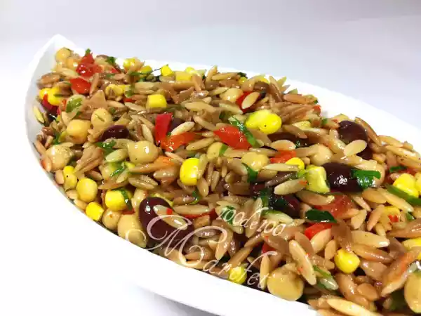Tarif Şehriye pilavlı salata
