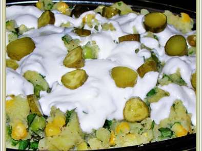 Tarif Sebzeli patates salatasi