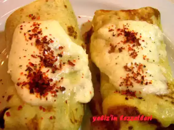 Tarif Kiymali krep sarma