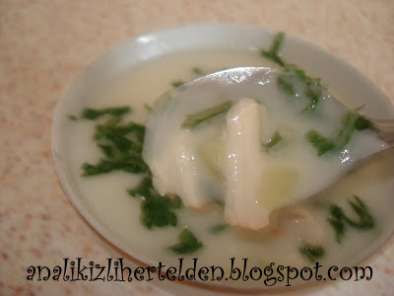 Tarif Tavuku&sütlü patates çorbasi