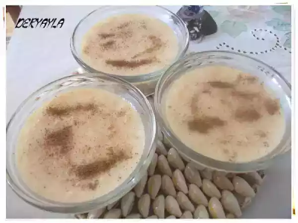 Tarif Dulce de leche'li sütlaç