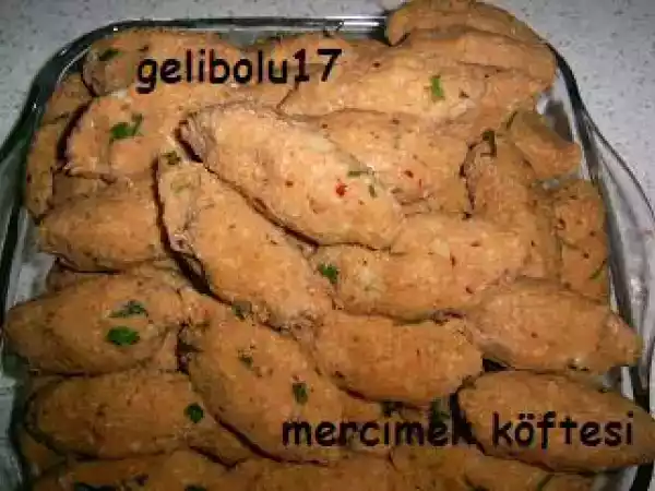 Tarif Mercimek köftesi