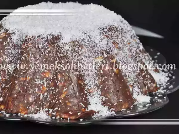 Tarif Bisküvili mozaik pasta...