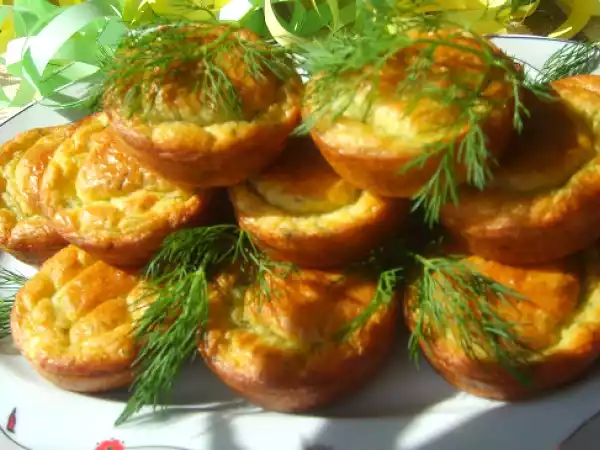 Tarif Dereotlu peynirli atıştırmalık kek