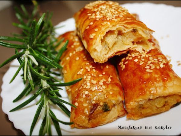Tarif Baklava yufkasindan çitir patates böregi
