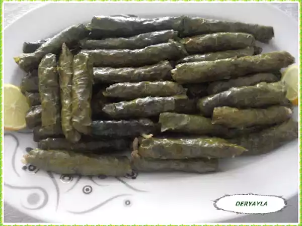 Tarif Zeytinyağlı yaprak sarma