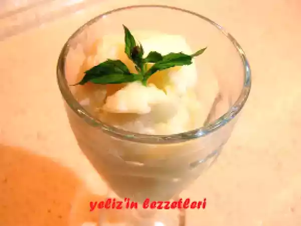 Tarif Ev yapimi damla sakizli dondurma