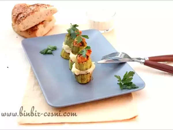 Tarif Tavuklu püreli kabak / ramazan 7.gün