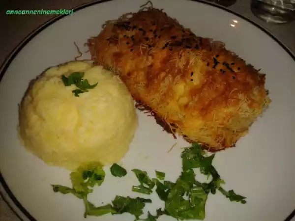 Tarif Tavuklu kadayif sarma