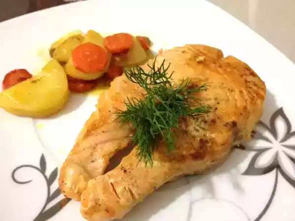 Tarif Tavada portakallı somon balığı