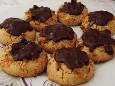 Tarif Tahinli susamli çikolatali cevizli kurabiye