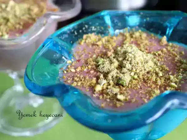 Tarif Çilekli puding