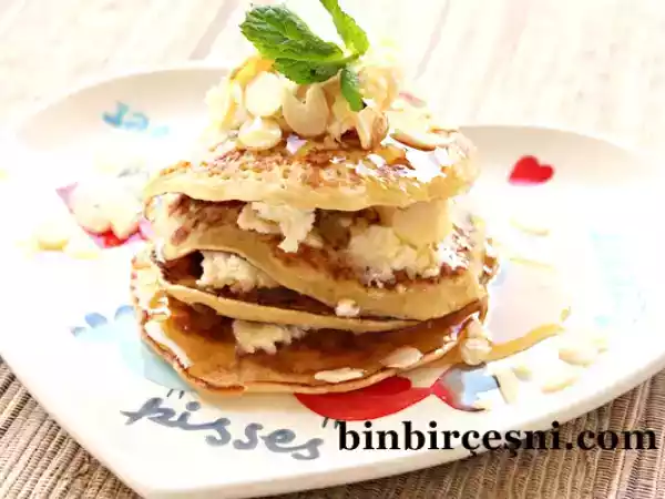 Tarif Kaymaklı ballı pancake