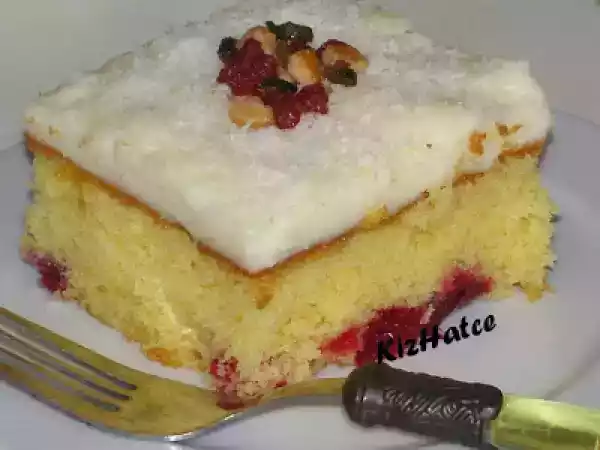 Tarif Vişneli pudingli pasta