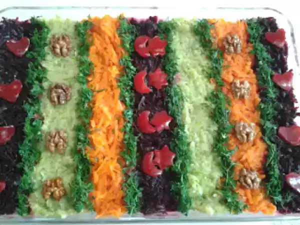 Tarif Etimekli salata (ödüllü salatam :)