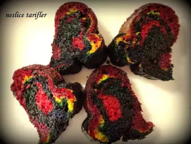 Tarif Gökkuşağı keki (rainbow cake)