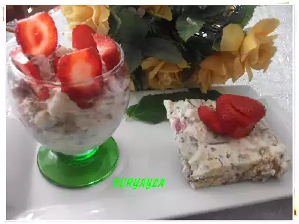 Tarif Çilekli halleyli tatlı