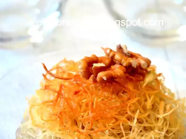 Tarif Fi̇ncan kadayifi(gömlek tatlisi)