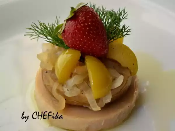 Tarif Fava yatagında eksi erikle enginar