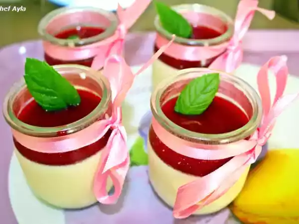 Tarif Frambuaz'li panna cotta