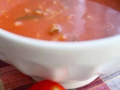 Tarif Pirinçli domates çorbası