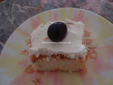 Tarif Havuçlu-cevizli irmik pastası