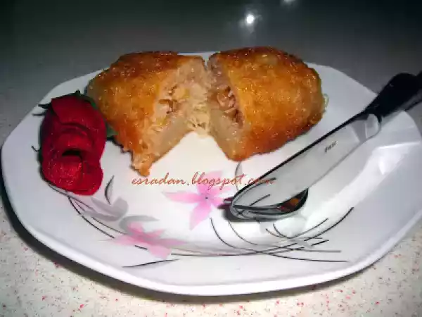 Tarif Kadayif vee dolmasi