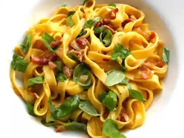 Tarif Tagliatelli carbonara