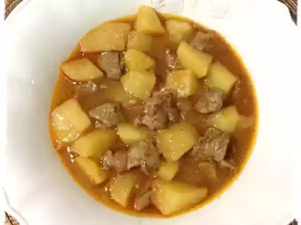 Tarif Bol patatesli tas kebabı