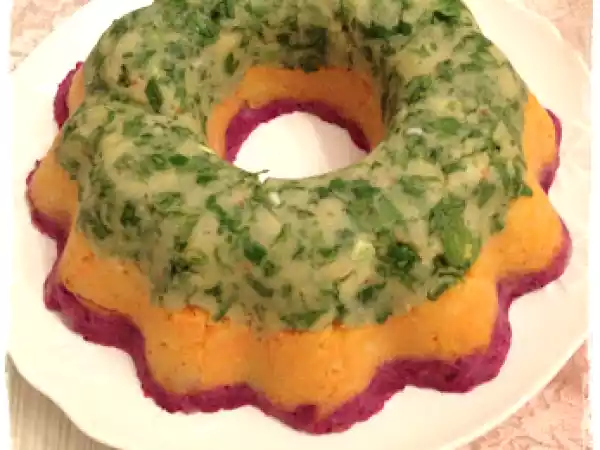 Tarif Üç renkli patates salatası
