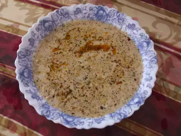 Tarif Yoğurtlu yeşil mercimekli aş