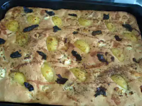 Tarif Patatesli focaccia