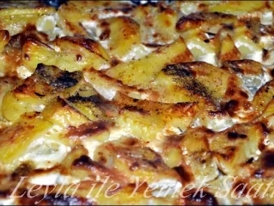 Tarif Firinda kremali patates graten