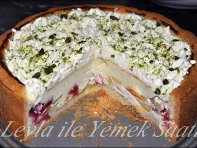 Tarif Kremali meyveli cheesecake
