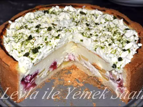 Tarif Kremali meyveli cheesecake