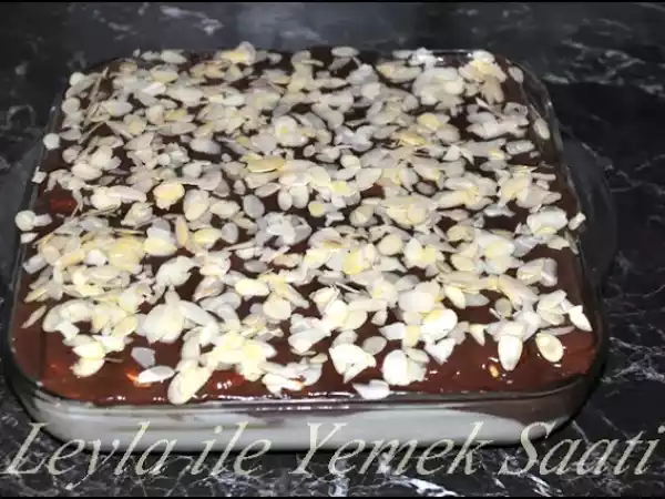 Tarif Muhallebili kolay pasta